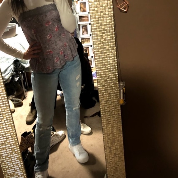 $5 ADD ON American Eagle Floral Tank Y2K - Picture 6 of 7